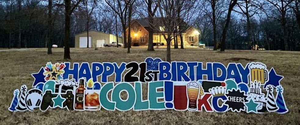 birthday-signs birthday yard signs nc clay county