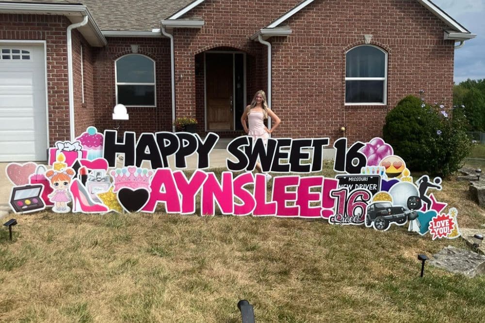 blue springs one-of-a-kind yard greetings