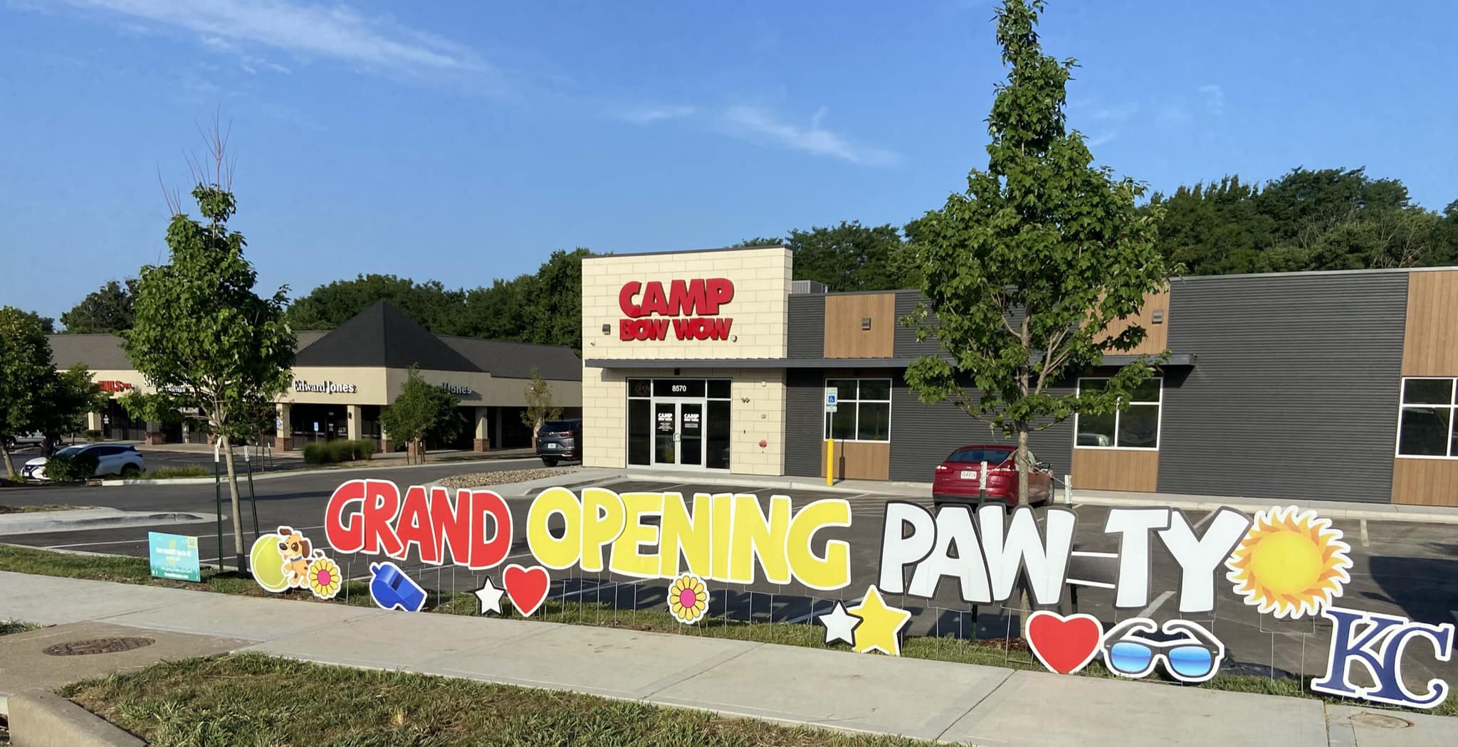 business opening event sign