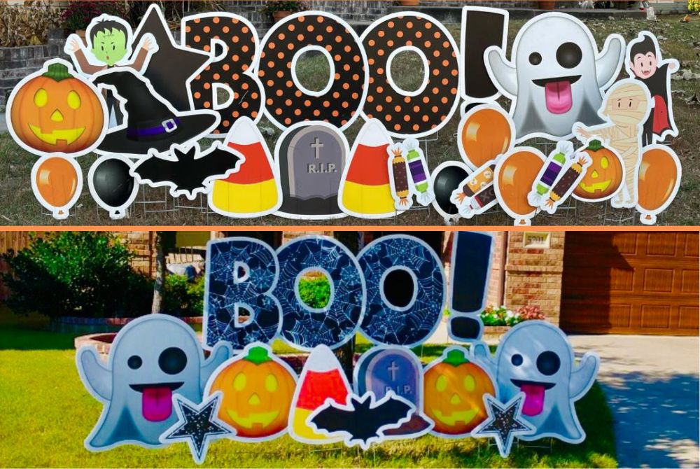 halloween yard signs