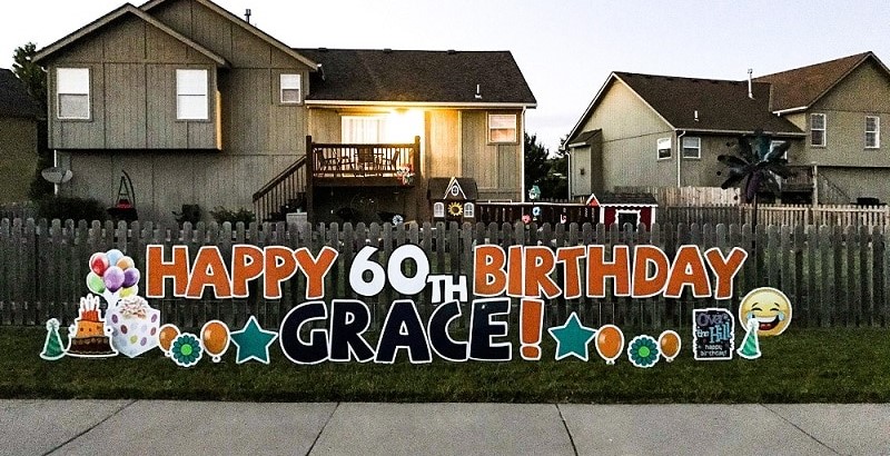 decorate outside for birthday ideas