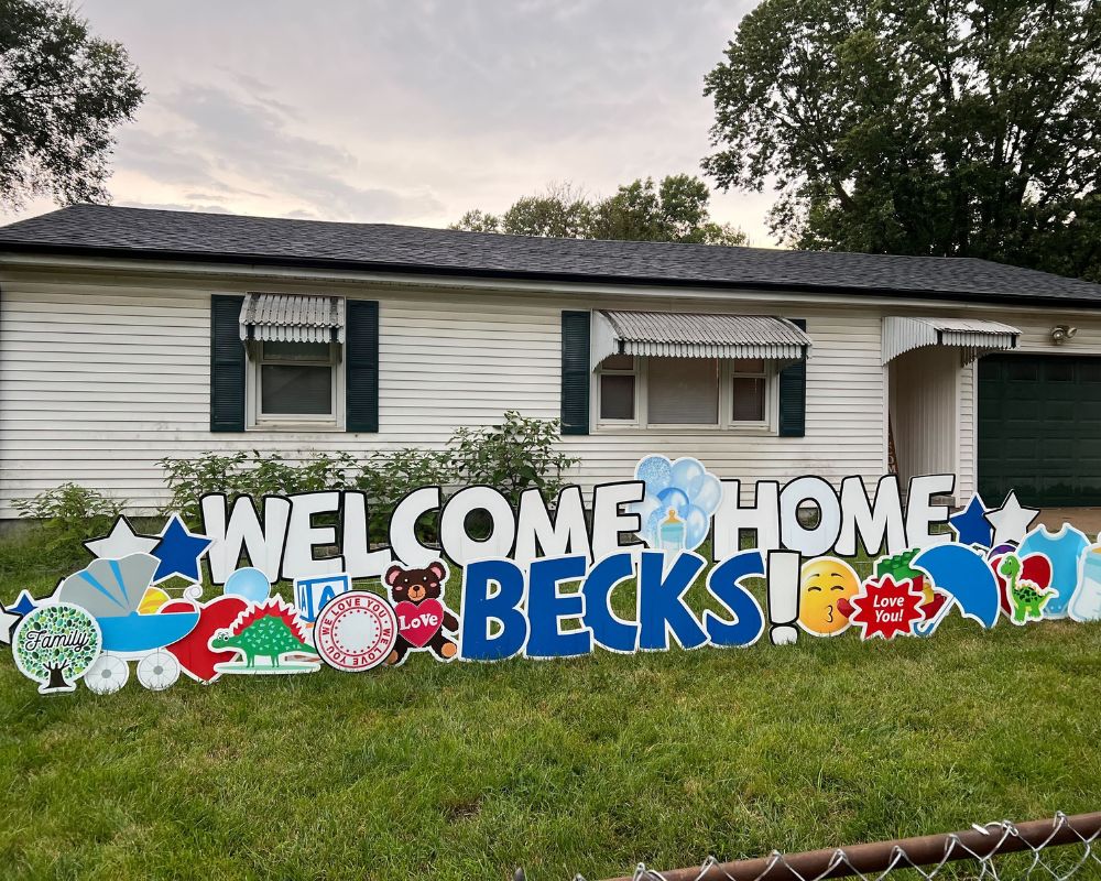 welcome home signs